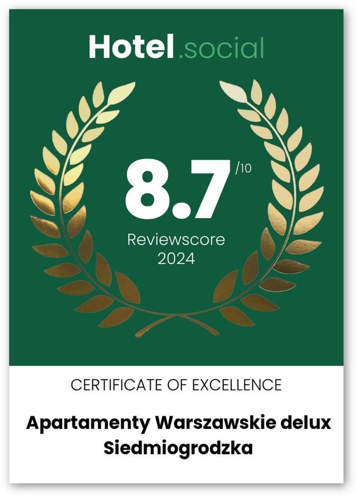 Apartamenty Warszawskie Delux Siedmiogrodzka 바르샤바 외부 사진